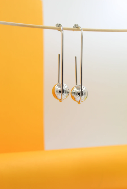 Beaded Fish Hook Push Back Earrings (K286)